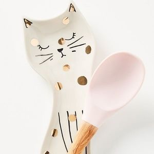 Anthropologie Kitchen - 💥LAST ONE💥 NWT | Anthro Polka Dot Cat Spoon Rest Anthropologie Kitchen - 💥LAST ONE💥 NWT | Anthro Polka Dot Cat Spoon Rest